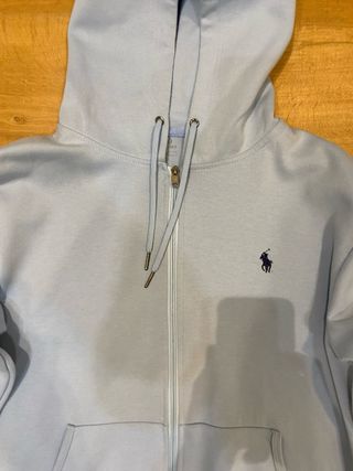 Sudadera Polo Ralph Lauren Azul Claro Cremallera