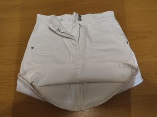 Falda vaquera blanca Mango Talla S