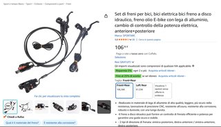 Freni Idraulici XOD Anteriore e Posteriore