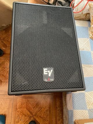 Altavoz Electro Voice Subgrave. Equipo de sonido.