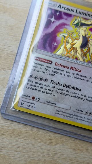 Carta Pokémon Arceus Luminoso