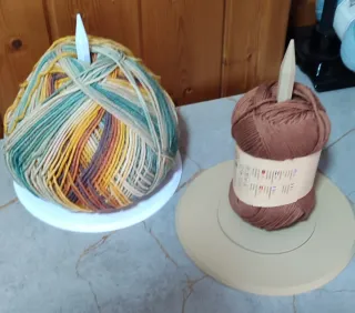 Soporte giratorio en 3D para Ovillos de Lana,hilo