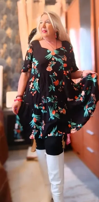 Vestido de verano estampado