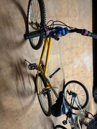 Bicicleta BH Amarilla Rota