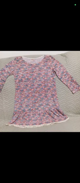 Vestido punto mujer manga larga