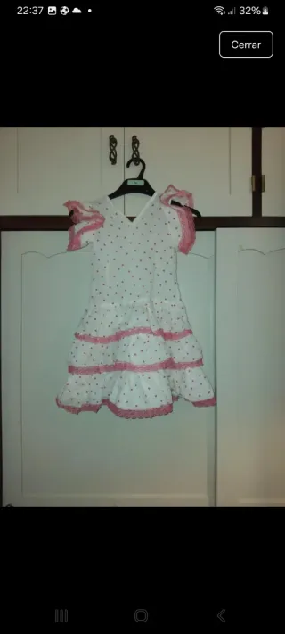 Vestido Flamenca Niña talla 3años