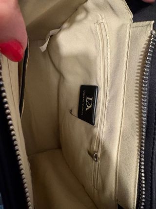 Bolso Don Algodón Negro y Beige