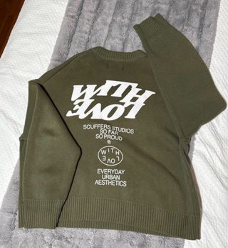 Jersey Scuffers With Love Verde Oliva