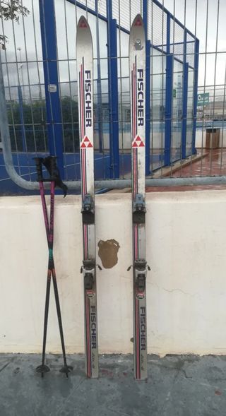 Esquís Fischer Sport 2000 con bastones