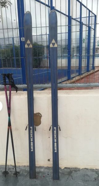 Esquís Fischer Sport 2000 con bastones
