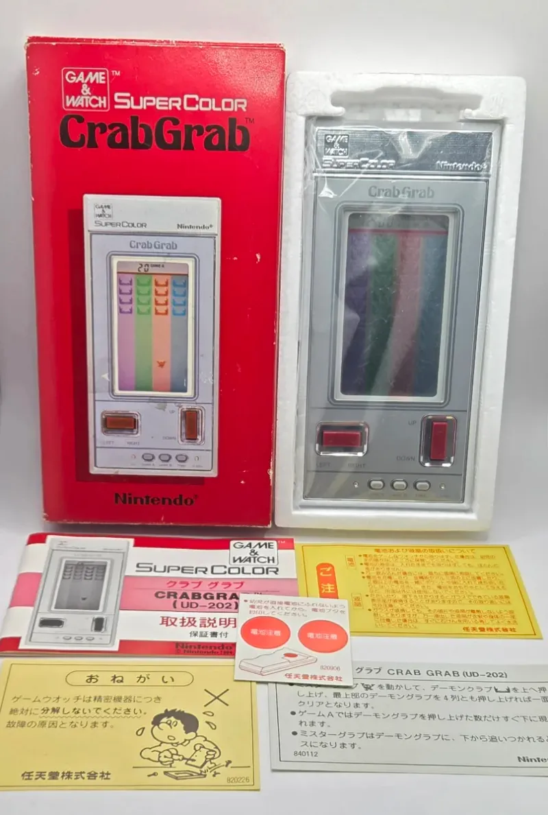 Crab Grab UD-202 game & watch nintendo