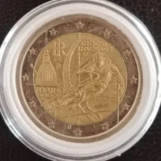 Moneda 2 Euros Turin 2006 Juegos Olímpicos Inv. It