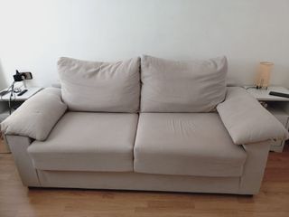 Sofá cama 3 plazas BEIGE - Apertura Italiana