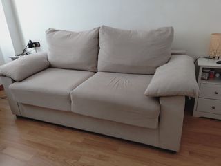 Sofá cama 3 plazas BEIGE - Apertura Italiana