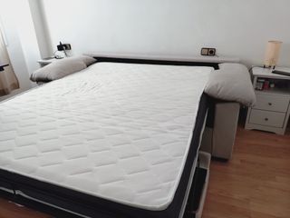 Sofá cama 3 plazas BEIGE - Apertura Italiana
