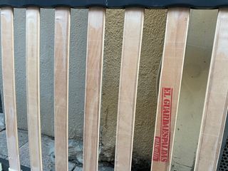 Base de somier metálica y de madera