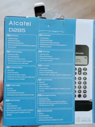 Teléfono Inalámbrico Alcatel D285 Blanco