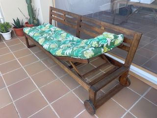 Banco Hamaca Madera 200x60x35