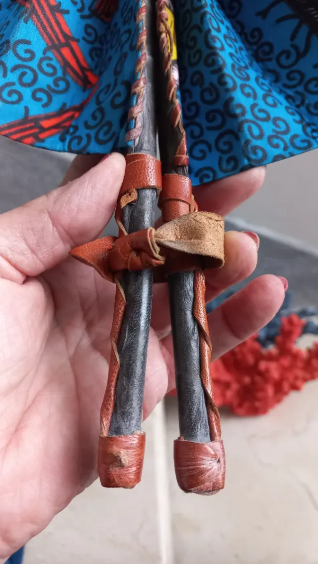 Abanico artesano africano