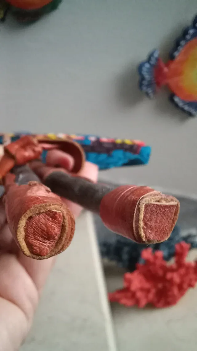 Abanico artesano africano