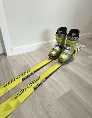 Esquís de travesía Fischer Tour completos