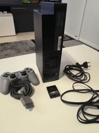 Consola PlayStation 2 Negra Completa