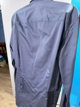 Traje y Camisa Hombre Negro/Gris