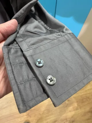 Traje y Camisa Hombre Negro/Gris