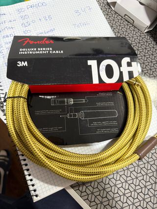 Cable de Instrumentos Fender Deluxe 3M 10ft