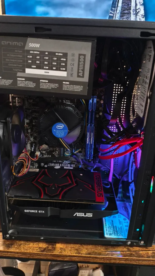 Ordenador Gaming Negro con RGB