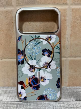 Funda iPhone 17 PM Metálica DAM Floral