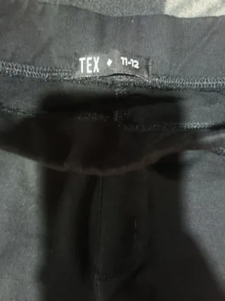 Pantalón niña talla 11/12 negro