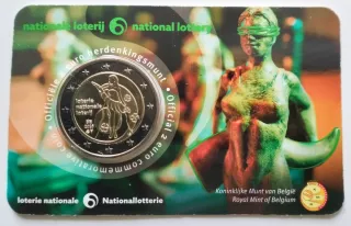 2 Euro Bélgica 2025 Loteria