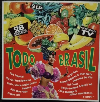 Vinilo Todo Brasil 2LP Compilatorio