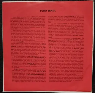 Vinilo Todo Brasil 2LP Compilatorio