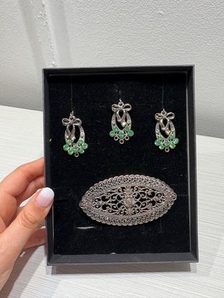 Aderezo huertana plata y verde