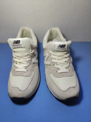 New Balance Beige/Blanco Zapatillas