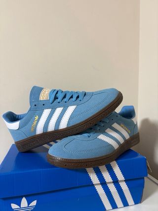 Zapatillas Adidas Spezial Azul y Blanco