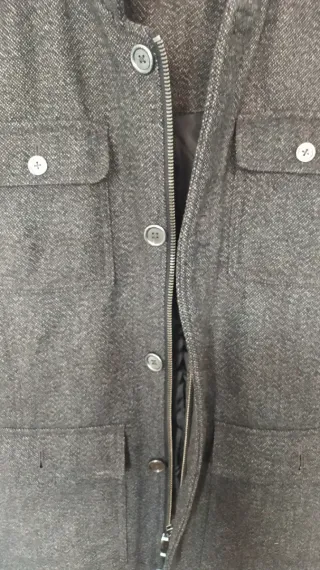 Chaqueta Calvin Klein Jeans Gris Chico