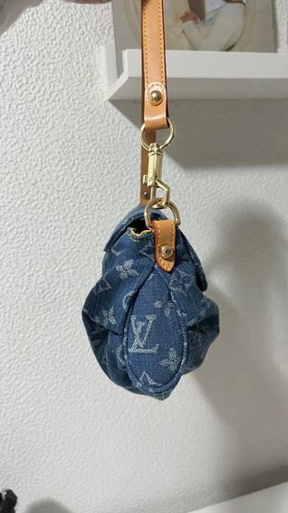 Bolso Mini Pleaty Denim Azul