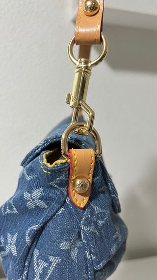Bolso Mini Pleaty Denim Azul