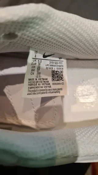 Nike Air Force 1 Talla 39 Nuevas