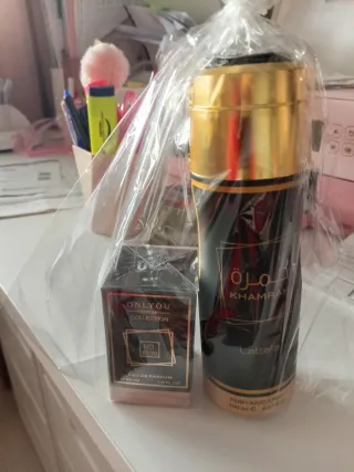 Set mini perfume y desodorante Lattafa