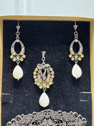 Aderezo huertana plata y perla