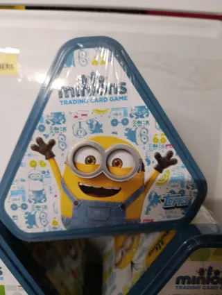 3 Cajas Metálicas Minions Trading Card Game