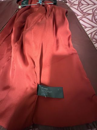 Cazadora Piel Napa Granate Woman El Corte Inglés