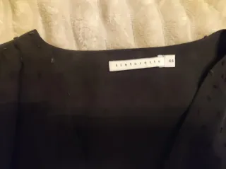 Vestido Tintoretto Negro Talla XL