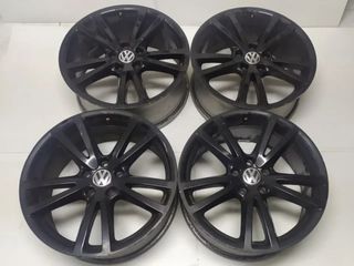 Llantas VW Golf V Negras 5 Radios Dobles
