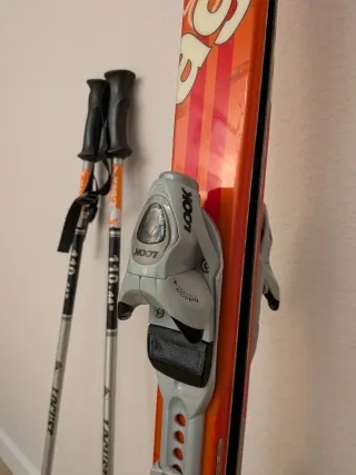 Esquís Dynastar Agyl Vec 160cm + Bastones