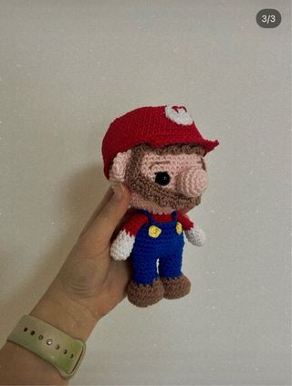 Peluche Super Mario fatto a mano